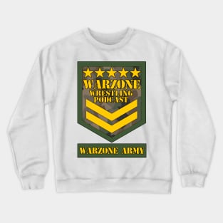 Warzone Wrestling Army Badge Crewneck Sweatshirt